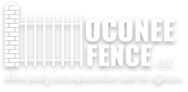 Oconee Fence Logo white