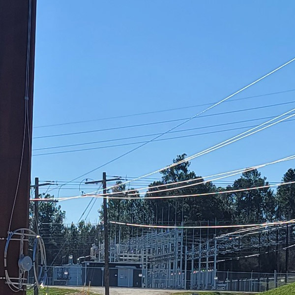 fence around industrial property